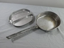 U.S. Leyse 1944 Mess M1942  Meat Can Army USMC WWII Field Gear Chow Military Vtg