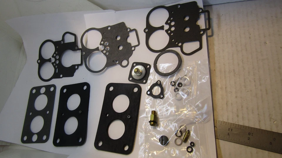 1448 Renault R16 LeCar R5 R12 R17 R15 Carburetor Repair Kit WHIT 32 WEBER 2 BBL - Image 2 of 4