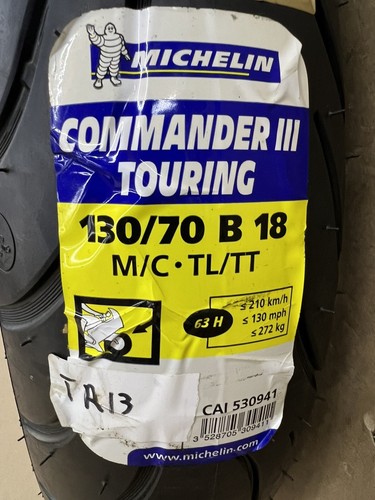 Michelin Commander III Touring 130/70B18 Front Tire 0305-0683 MFG2019 Harley - Picture 6 of 7