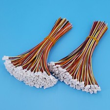 100Pairs 4Pin Micro JST Pitch 1.25mm Male and Female 15cm Wire Connector
