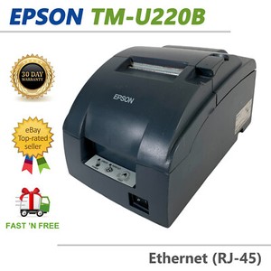Epson TM-U220B M188B Punkte Matrix Pos Empfang Drucker Ethernet Kein Netzteil