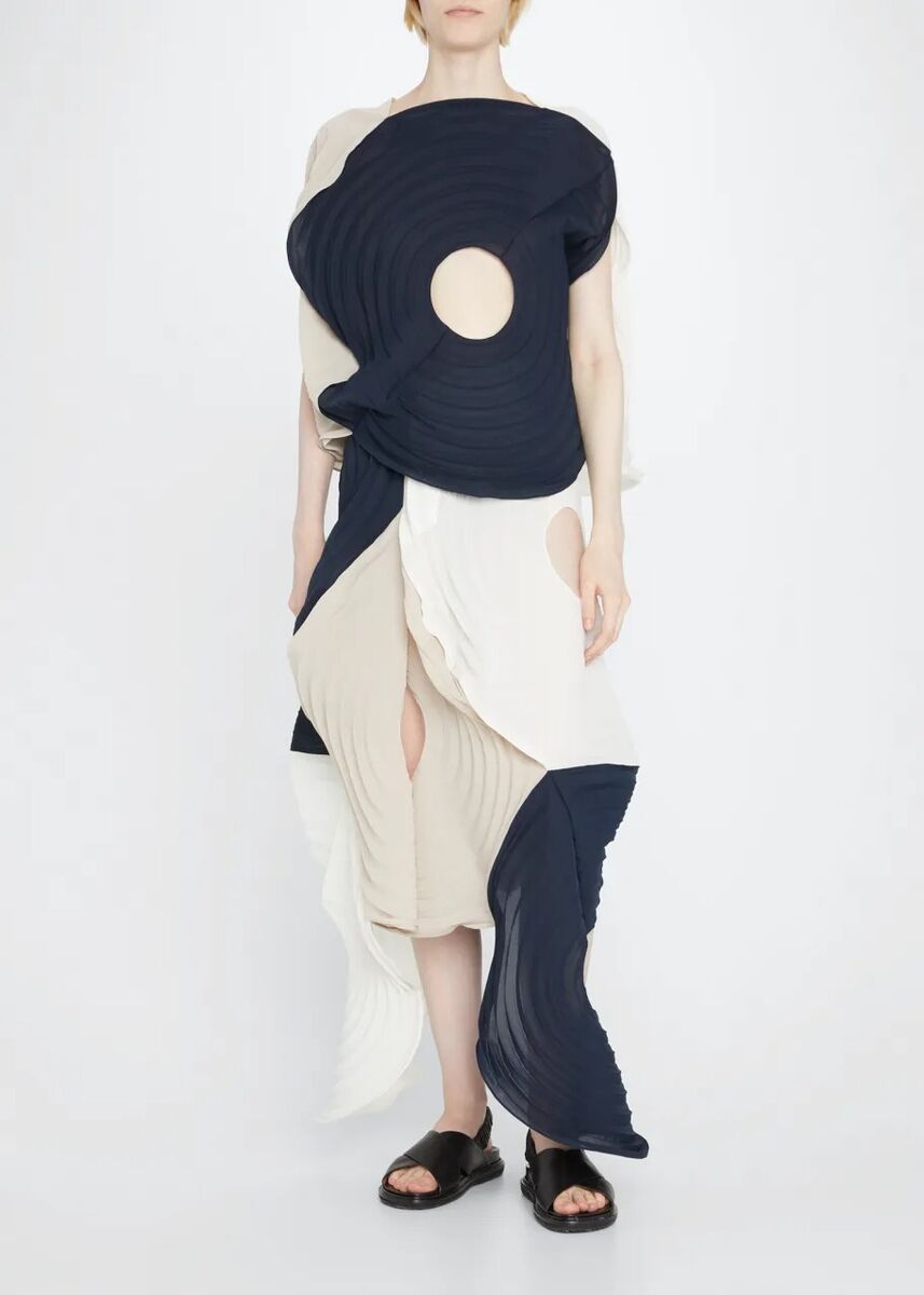 GROVE ♥ YORK PLEATS SKIRT /追跡付 Issey Miyake Link Rings skirt JP2, USs/M | eBay