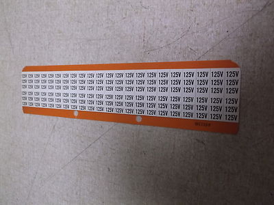 NEW Thomas & Betts WC125V Wire Marker 125V Cards, Lot of 22 *FREE SHIPPING*