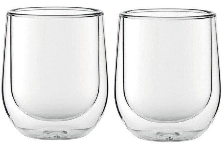 TAZZA da latte macchiato 24x 8.5 OZ (ca. 240.97 g), bianco puro