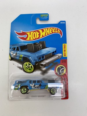 2017 Hot Wheels #238 HW Daredevils 2/10 CRUISE BRUISER Blue w/Green 5 Spokes