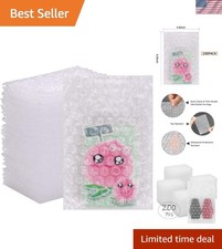 200Pack Bubble Out Bags Pouches 4"x 6" Bubble Pouches Cushioning Packaging Ba...