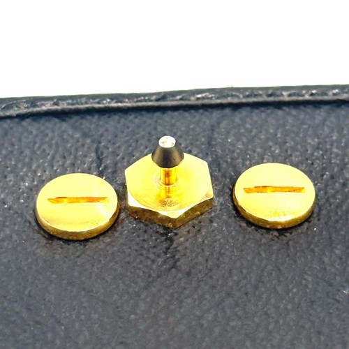 ChristianDior Christian Dior Logo Plate Chain Schultertasche CD Logo Schwarz Gold - Bild 11 von 20