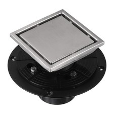 4 Inch Square Shower Drain 304 Stainless Stee...