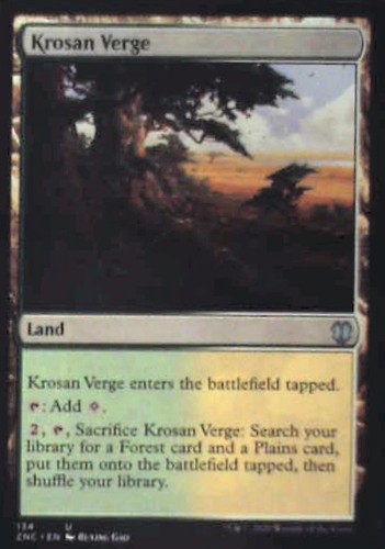 Krosan Verge - Commander: Zendikar Rising #134