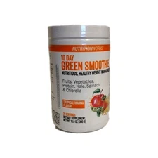 NutritionWorks 10 Day Green Smoothie Nutritious Healthy Weight Management Mango