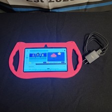 7-inch Kids' Android Tablet In A Pink Shockproof Silicone Case. Great Condition