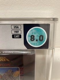 Mega Man 1 Error Game Rare NES Cart SOQ Offset Misprint Wata 8.0,Oval Seal,vga