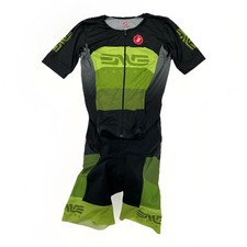 rare ENVE X Castelli Free Tri Sanremo SS Suit Cycling Skinsuit Mens Medi G2U