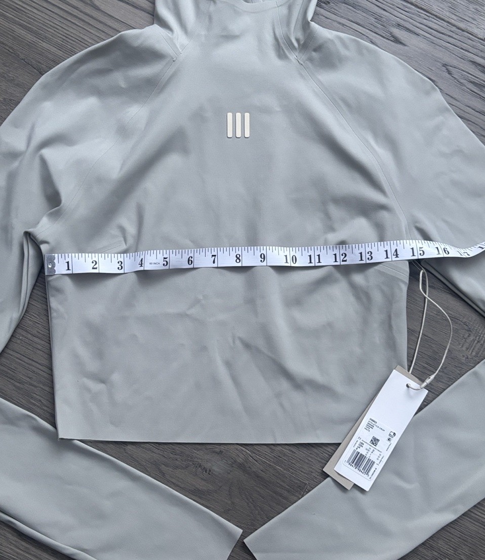 ADIDAS X FEAR OF GOD | Athletics Base Layer Crop Scuba Hoody in Sesame Sz Medium thumbnail 8
