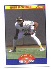 FELIX JOSE 1989 SCORE ROOKIE CARD NEAR MINT CONDITION. rookie card picture
