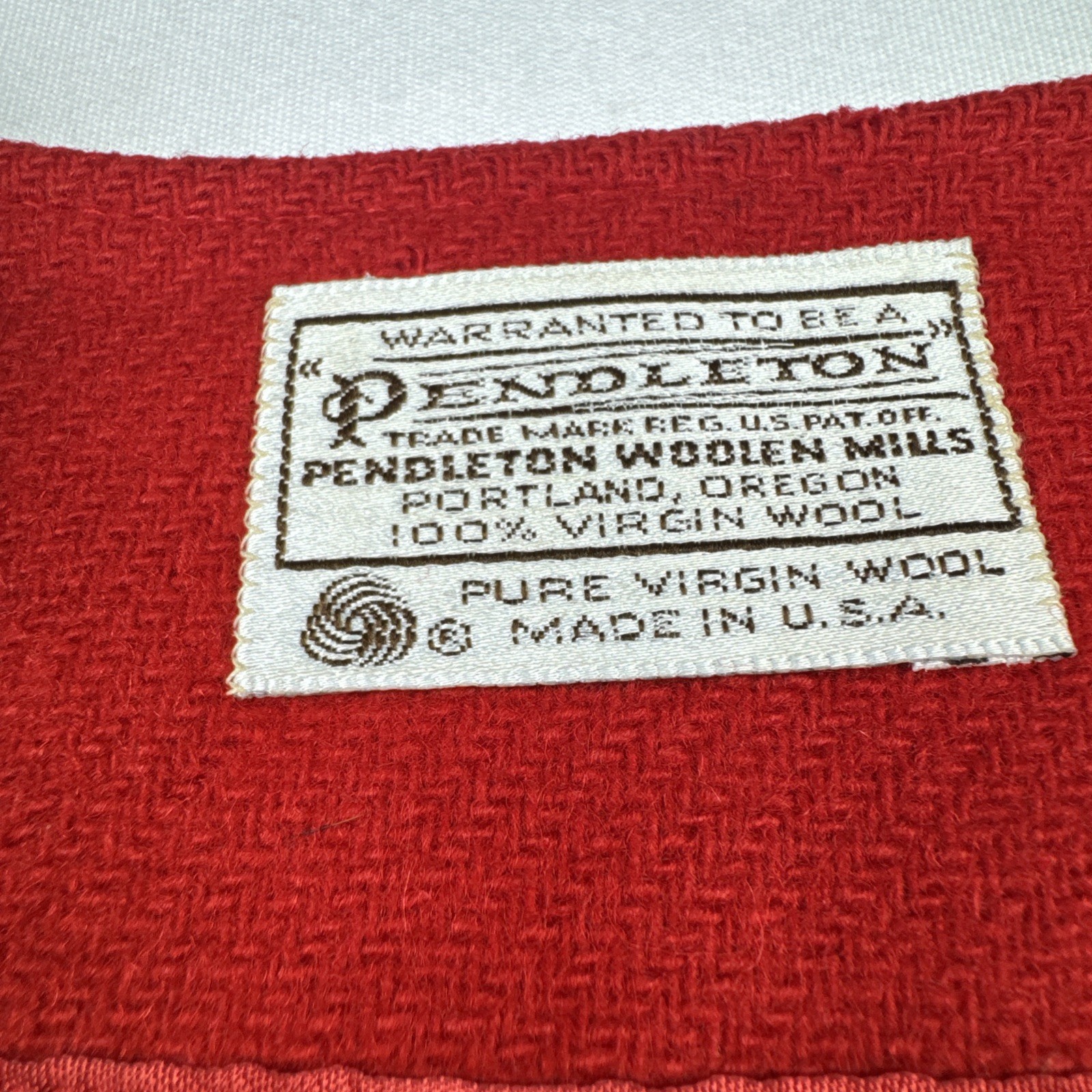 Pendleton Red Wool Cropped Jacket Women’s Size 16… - image 3