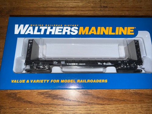 Walthers Mainline HO 910-5926 Rio Grande 53' GSC mampara flatcar #22695 nuevo en caja | Zustand: New
