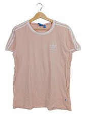Adidas t-shirt sportiva donna manica corta rosa taglia 36/S stampa logo tinta unita