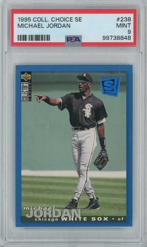 MICHAEL JORDAN 1995 Collector's Choice SE RC Card #238 - PSA 9 -848
