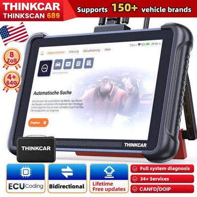 ThinkScan 689 ALL System Bidirectional Tool OBD2 Diagnostic Scanner 34+ Services