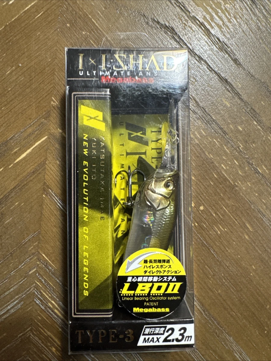 Leurre Megabass I X I Shad Type-3 Flottant – 57 Mm, 2,3 M De Profondeur, Pour Saumon (neuf)