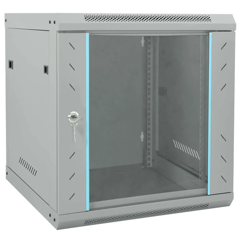 Wand Netzwerkschrank Wandschrank Wandgehäuse Serverschrank 19" IP20 vidaXL