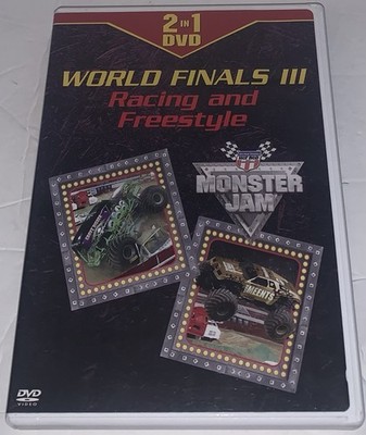 Monster Jam World Finals III Racing & Freestyle DVD 2005 2-in-1 Event