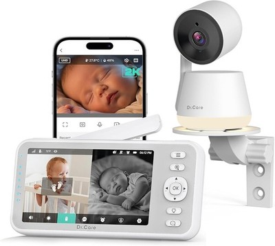 Dr.Care LumiView Baby WiFi Monitor SBM003-1080P FHD & 2K, App Control, Light