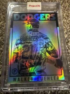 21 Topps Project 70 Lauren Taylor Walker Buehler by Lauren Taylor Rainbow Foil