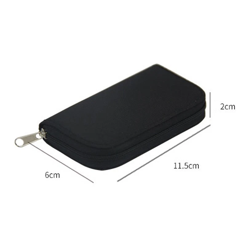 Memory Card Storage Bag Carrying Case Holder Wallet 22 Slots for CF/SD/Micro SD - Image 4 of 4