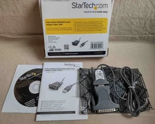 StarTech USB to RS232 DB9/DB25 Serial Adapter Male to Male (ICUSB232DB25), NEW