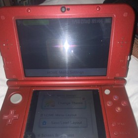 Nintendo New 3DS XL Red Handheld Console 3D Audio Technology Nintendo 3DS