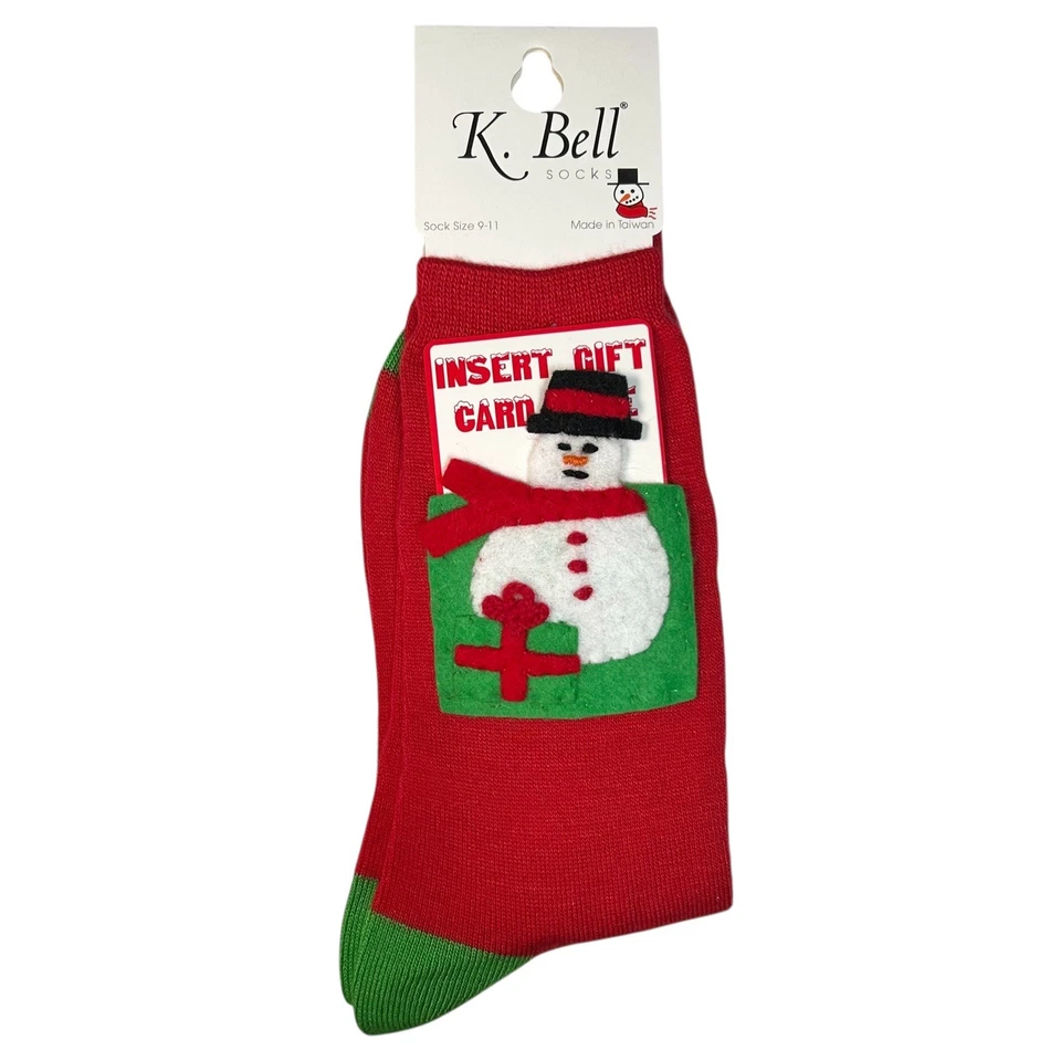 K BELL Calcetines Navidad Crew Lote de 11 Pares Medias Stuffer Portatarjetas Regalo Foto 4 de 4