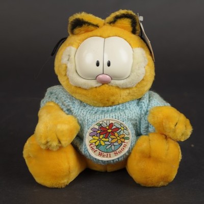 Vintage Paws Soft Garfield Cat Get Well Soon 10'' Band NEW with tags!!