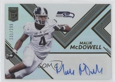 2017 Donruss Elite Elite Rookie Auto 231/299 Malik McDowell #RA18 Auto 03rx