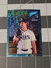 2026 Heritage #181 IAN SEYMOUR RC Light Blue Sparkle Tampa Bay Rays SP NM-MINT 