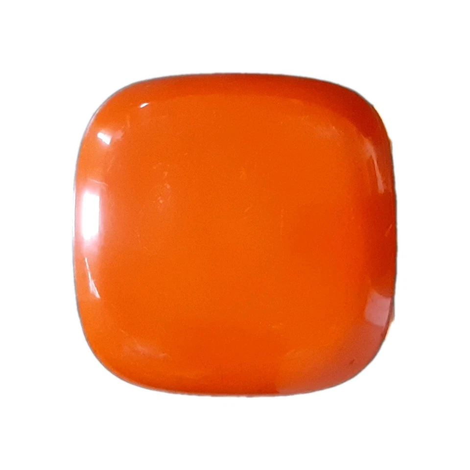 Vintage 1970s Hocker Space Age Plastic Accent Stool - Image 3 of 4