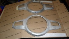 2 X 1942 - 1948 Lincoln Oem Factory Headlamp Trim Bezels 2 X 1942 - 1948 Lincoln Oem Factory Headlamp Trim Bezels