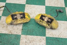 15-23 Mustang Lf Lh Rh Rf Yellow Pair Front Brake Calipers Set Oem Oe Factory Oe