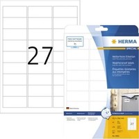 Herma Wetterfeste Inkjet Folien-Etiketten, 63,5 X 29,6 Mm 1 Bis 40 Stk Spare 33%