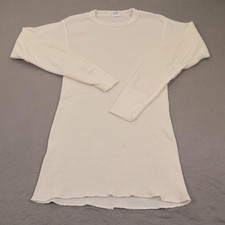 VTG Thermal Long Johns Shirt J.E. Morgan Mens Large Waffle Knit Long Sleeve USA