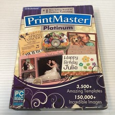 Print Master Platinum PC MAC DVD-ROM New Sealed