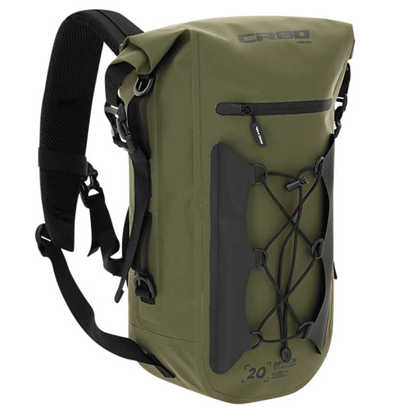 Richa Niagara 20 Litre Waterproof Motorcycle Dry Bag Motorbike Luggage Army Gree