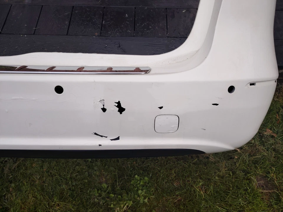 2012-2018 MERCEDES B-CLASS W246 BUMPER REAR BACK WHITE 650 COMPLETE - Image 2 of 4