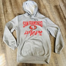 San Francisco 49ers grey Hoodie Small NFL Football 49er22