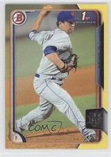 2015 Bowman Prospects Yellow TJ Chism #BP77 8a7