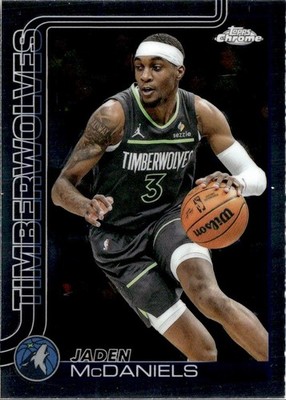 2025-26 Topps Chrome NBA Jaden McDaniels Minnesota Timberwolves #176