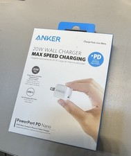 NEW OEM Anker Powerport PD Nano 20W High Speed USB-C Fast Wall Charger A2634