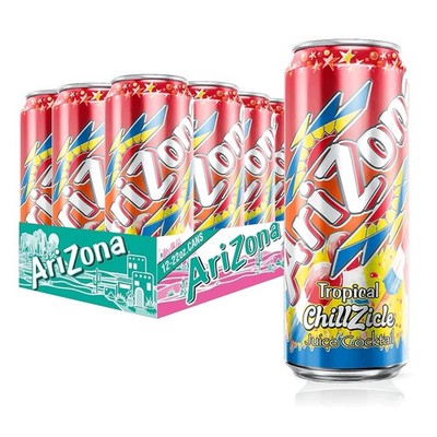 ARIZONA 24CT 22FL OZ ICED TEA TROPICAL CHILLZICLE
