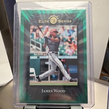 JAMES WOOD 2025 Donruss ELITE SERIES GREEN LASER #8 Nationals